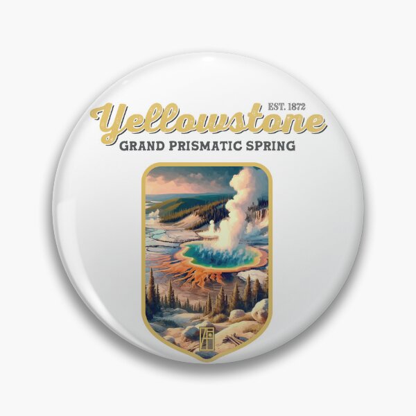 Item preview, USA - NATIONAL PARK - YELLOWSTONE Grand Prismatic Spring - 4 designed and sold by ArtProjectShop.