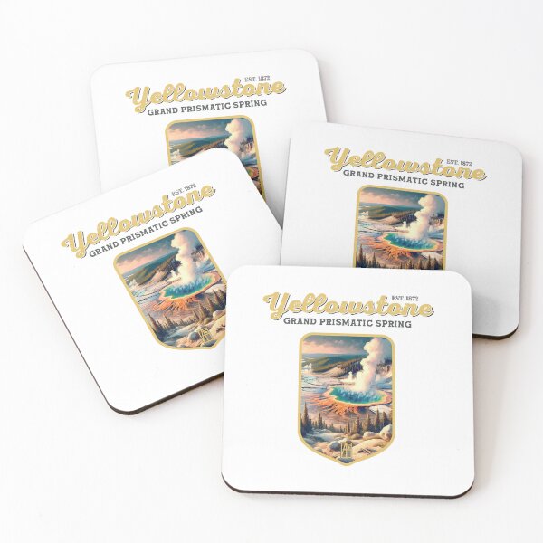Item preview, USA - NATIONAL PARK - YELLOWSTONE Grand Prismatic Spring - 4 designed and sold by ArtProjectShop.