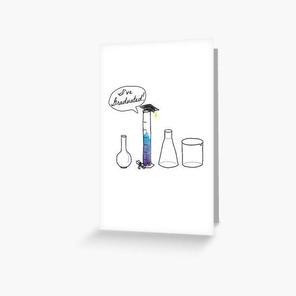 Graduated Cylinder Greeting Card