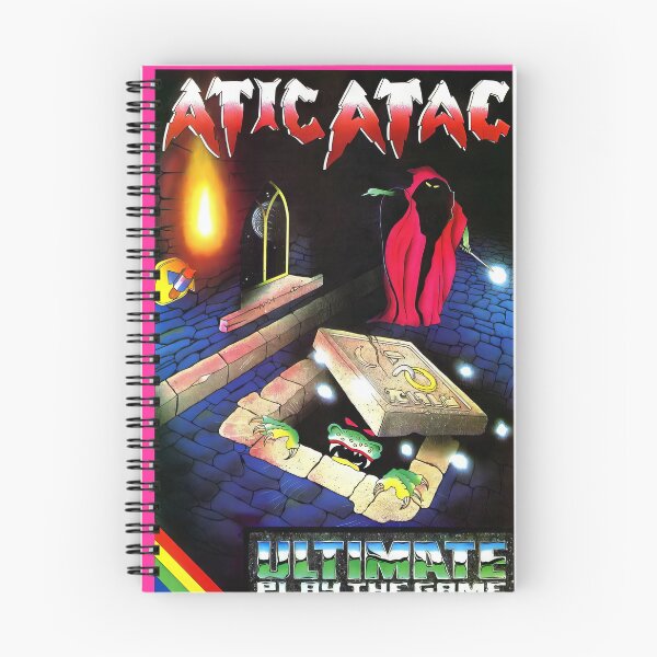 Item preview, ATIC ATAC - ZX Spectrum Vintage Fantasy Game Poster designed and sold by Very Peculiar.
