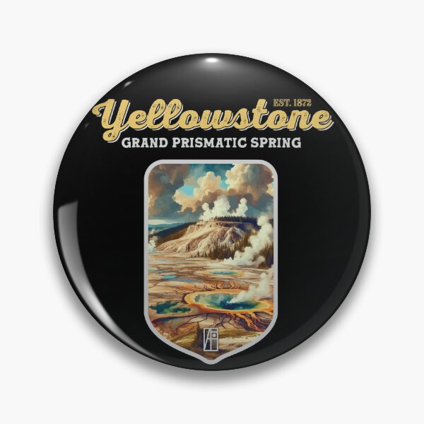 Item preview, USA - NATIONAL PARK - YELLOWSTONE Grand Prismatic Spring - 5 designed and sold by ArtProjectShop.