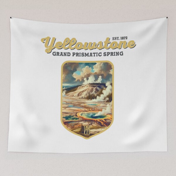 Item preview, USA - NATIONAL PARK - YELLOWSTONE Grand Prismatic Spring - 6 designed and sold by ArtProjectShop.