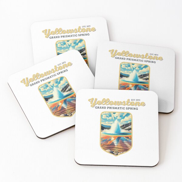 Item preview, USA - NATIONAL PARK - YELLOWSTONE Grand Prismatic Spring - 8 designed and sold by ArtProjectShop.