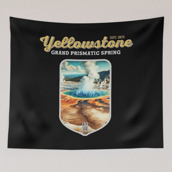 Item preview, USA - NATIONAL PARK - YELLOWSTONE Grand Prismatic Spring - 9 designed and sold by ArtProjectShop.