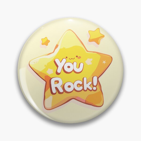 Item preview, You Rock Gold Star designed and sold by SweetClicks123.