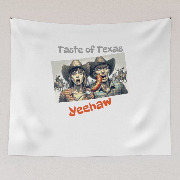 Item preview, The Taste Of Texas, Sausage on a Fork. designed and sold by Get-Forked.