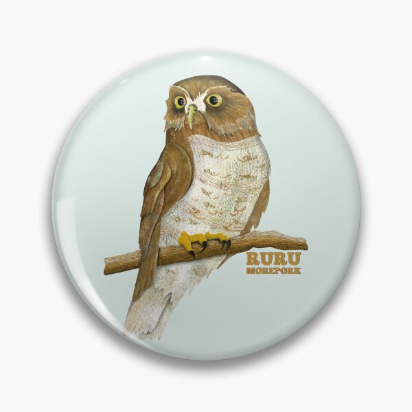 Item preview, Morepork RURU New Zealand Bird designed and sold by piedaydesigns.