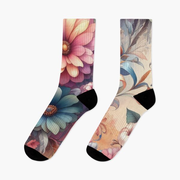 Item preview, Enchanted Bloom Vintage Botanicals in Soft Pastel Symphony designed and sold by ArtComixHaven.