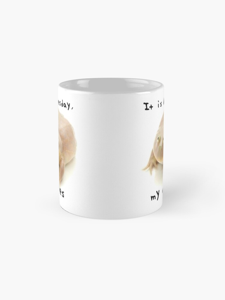 Alternate view of "It Is Wednesday, My Dudes" Double-sided Mug Mug