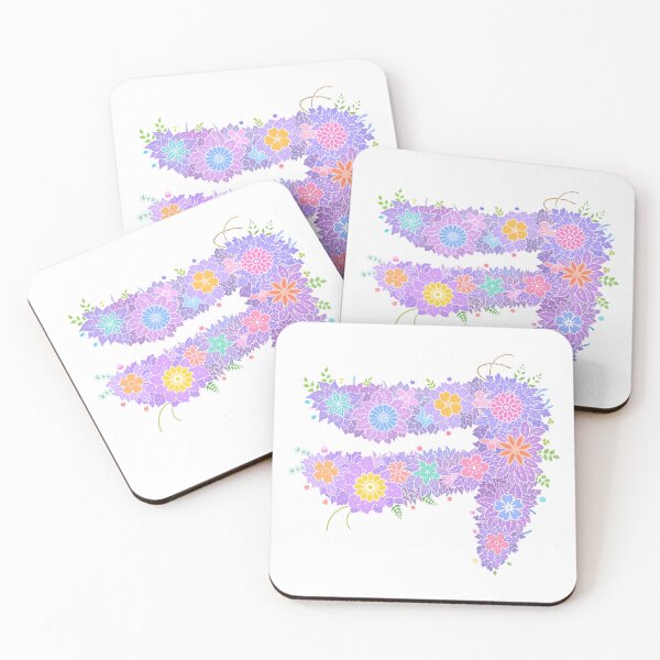 Item preview, Floral Letter "ㅋ" WeArePrettierThanFlowers designed and sold by birthflower.