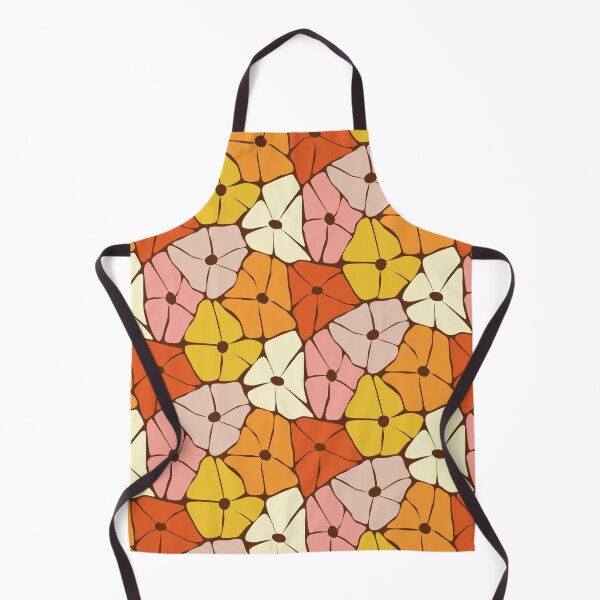 Artikelvorschau, Far Out Groovy Flowers - Orange entworfen und verkauft von BayhillStudio.