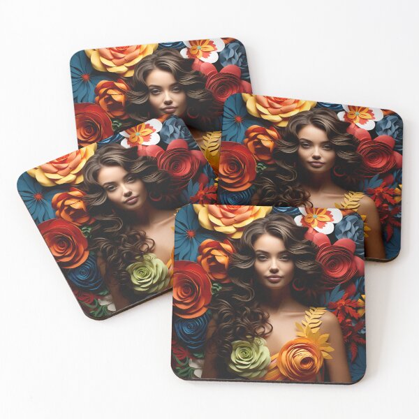 Item preview, Vibrant Floral Style Latina Art Design designed and sold by mondmakes.