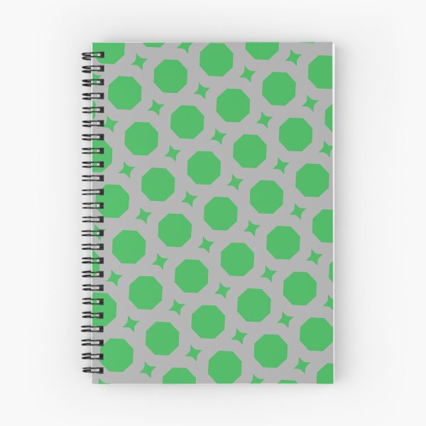 Item preview, Green Grey Octagons & Diamonds Geometric Polygon Seamless Design designed and sold by Alchemy-A-La-G.