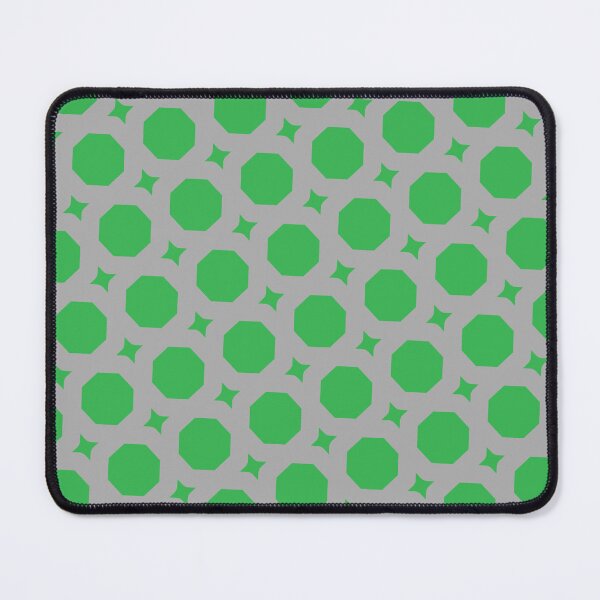 Item preview, Green Grey Octagons & Diamonds Geometric Polygon Seamless Design designed and sold by Alchemy-A-La-G.