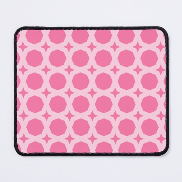 Item preview, Pink White Octagons & Diamonds Geometric Polygon Seamless Design designed and sold by Alchemy-A-La-G.