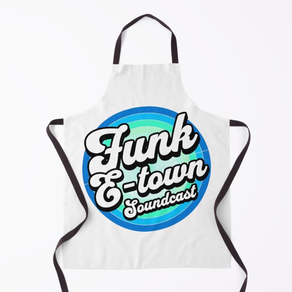 Item preview, FUNK E-TOWN SOUNDCAST - Staged Gradient Logo (Blue/Mint), designed and sold by Discothreadz.