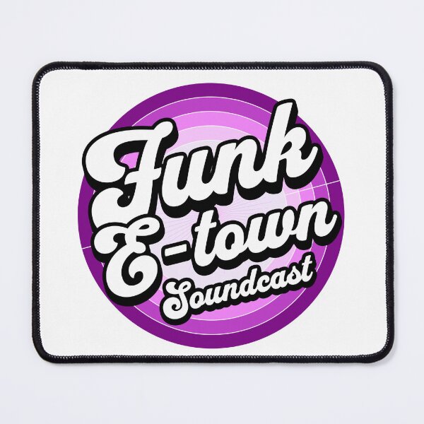Item preview, FUNK E-TOWN SOUNDCAST  - Staged Gradient Logo (Purple) designed and sold by Discothreadz.