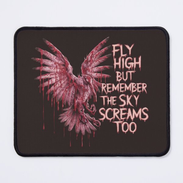Item preview, Infernal Enigmas fly high but remember the sky screams too designed and sold by Imaginarium of Chaos falcon88 .