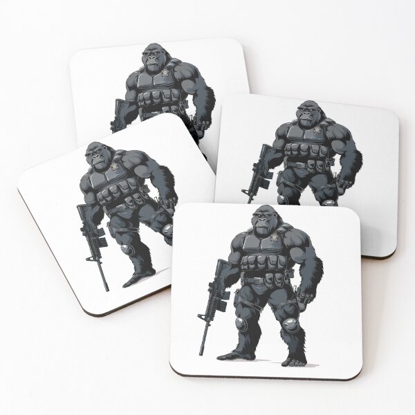 Item preview, military gorilla designed and sold by javierparra.