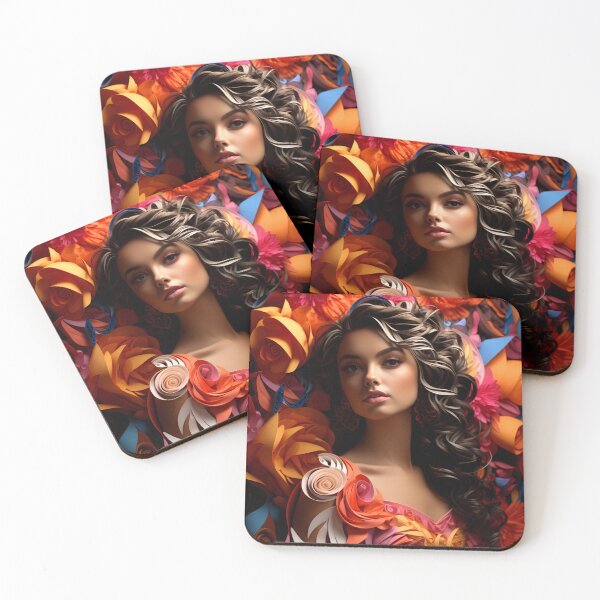 Item preview, Gorgeous Latina Vibrant Art Print Design designed and sold by mondmakes.