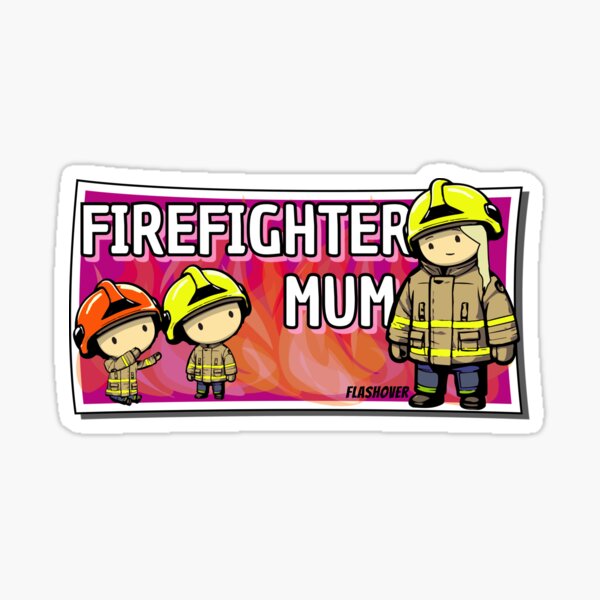 Item preview, Firefighter Mum - Urban designed and sold by Flashover.