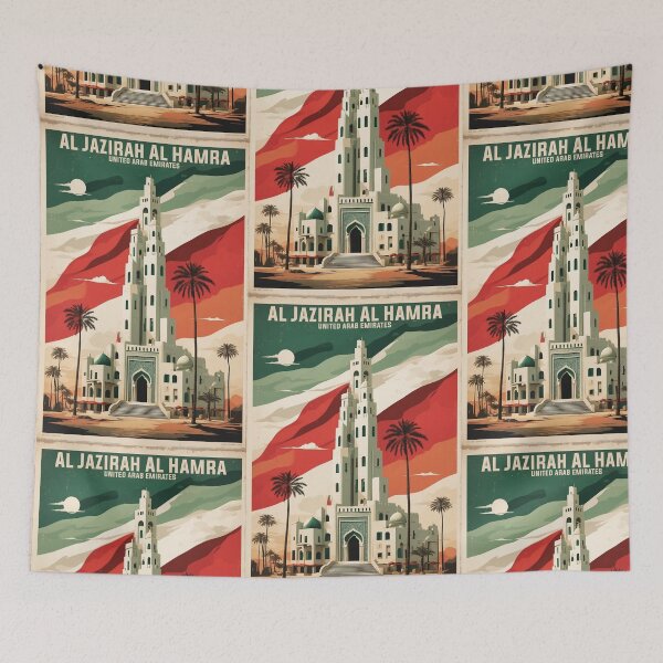 Item preview, Al Jazirah Al Hamra United Arab Emirates Vintage Travel Tourism  designed and sold by TravelersGems.