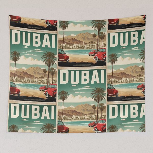 Item preview, Dubai United Arab Emirates Vintage Travel Tourism  designed and sold by TravelersGems.