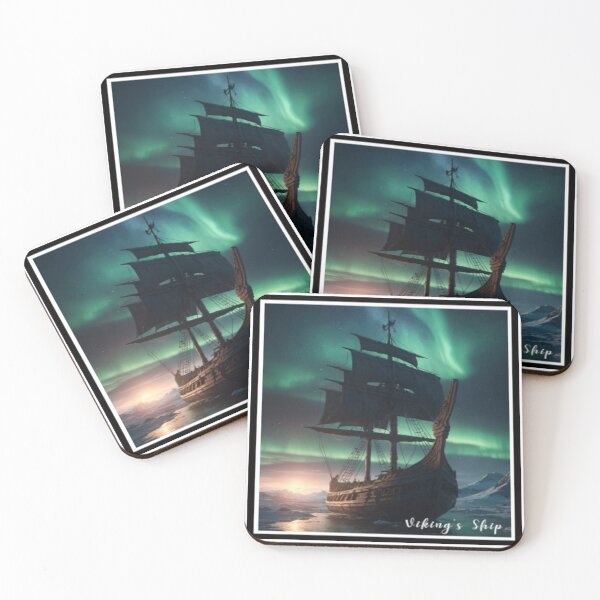Item preview, Viking's Ship designed and sold by PixelPopsShop.
