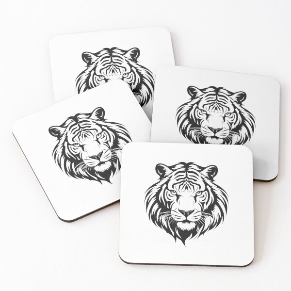 Item preview, Serious tiger and cute designed and sold by Digitmania1.