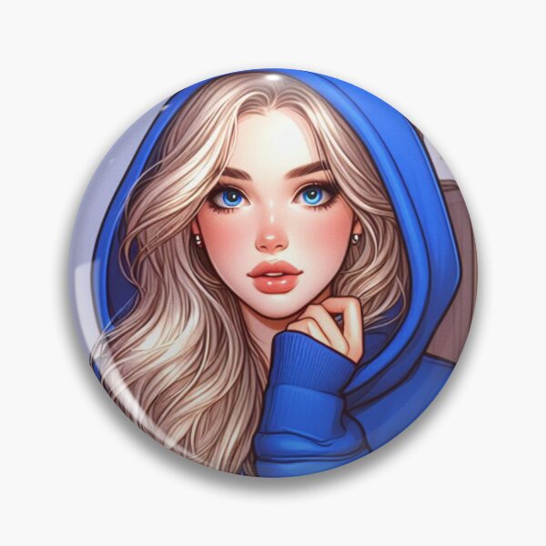 Item preview, Madison Grace Thomas - Blonde Fashion Drawing - Character Art designed and sold by AmberRoseWrites.