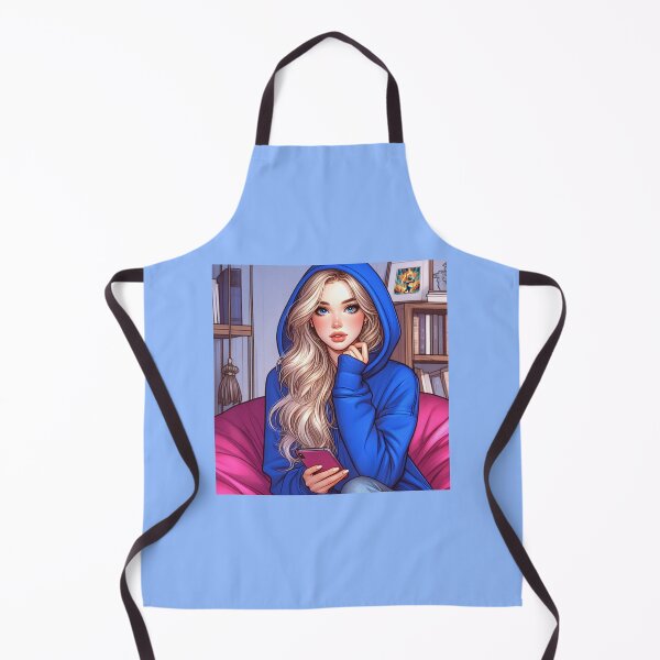 Item preview, Madison Grace Thomas - Blonde Fashion Drawing - Character Art designed and sold by AmberRoseWrites.