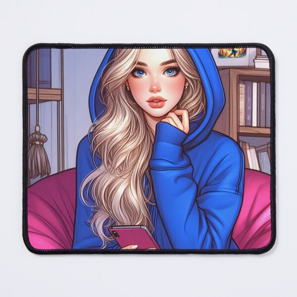 Item preview, Madison Grace Thomas - Blonde Fashion Drawing - Character Art designed and sold by AmberRoseWrites.