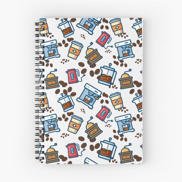 Item preview, Fun Coffee Themed Aesthetic Pattern designed and sold by mondmakes.