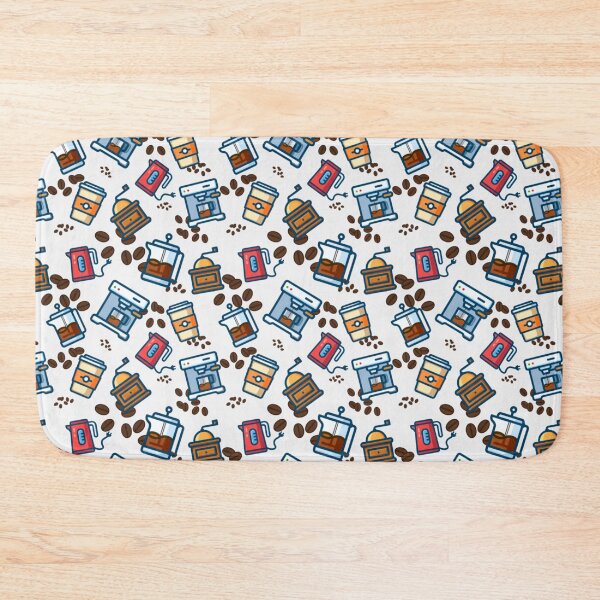 Item preview, Fun Coffee Themed Aesthetic Pattern designed and sold by mondmakes.