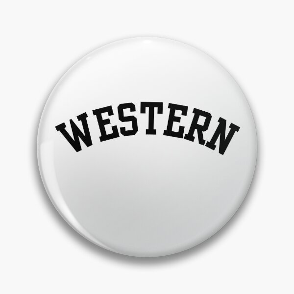Item preview, Black Western Arch Retro Varsity Block Letters designed and sold by jessicaleah15.