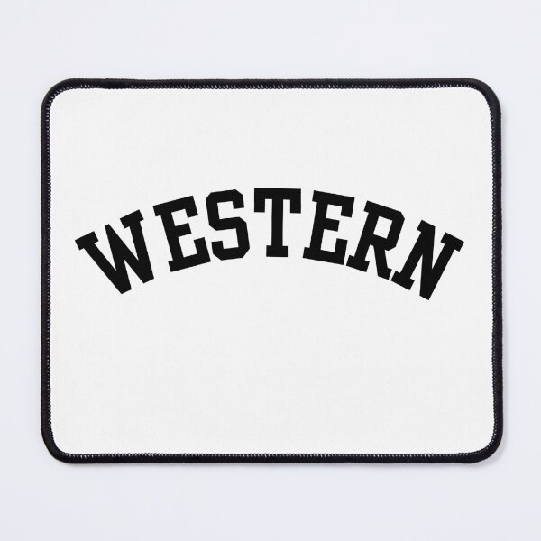 Item preview, Black Western Arch Retro Varsity Block Letters designed and sold by jessicaleah15.