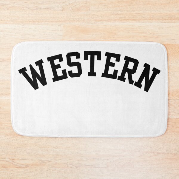 Item preview, Black Western Arch Retro Varsity Block Letters designed and sold by jessicaleah15.