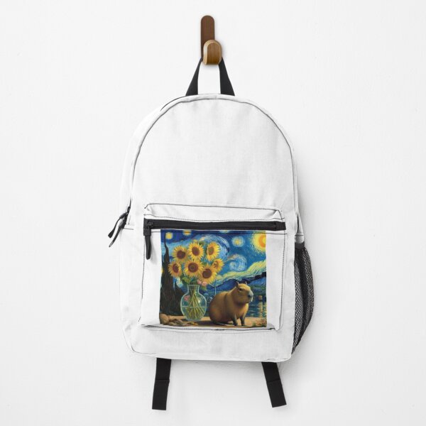 Item preview, Capybara ft. Van Gogh-Road with Cypress and Star5 designed and sold by Capybara Art Lover.