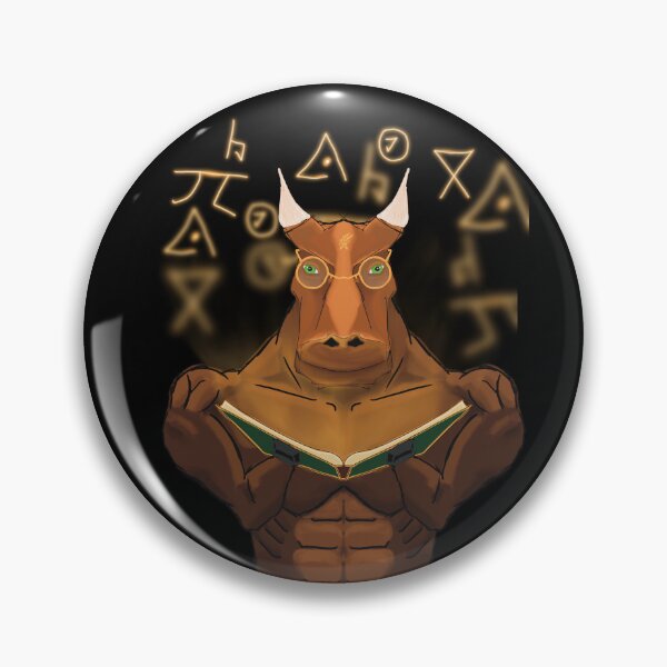 Item preview, Erudite Minotaur designed and sold by AsinineArcanist.