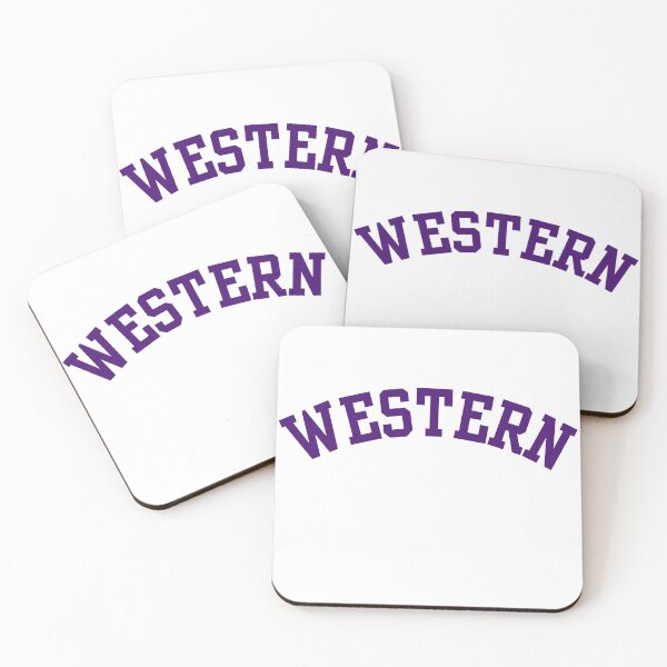 Item preview, Purple Western Arch Retro Varsity Block Letters designed and sold by jessicaleah15.