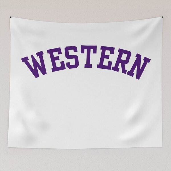 Item preview, Purple Western Arch Retro Varsity Block Letters designed and sold by jessicaleah15.
