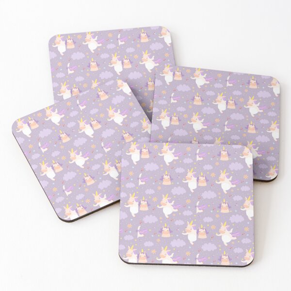 Item preview,  "Enchanted Unicorn Dreams: Cute Seamless Pattern with Unicorns and Clouds" designed and sold by hjian8219.
