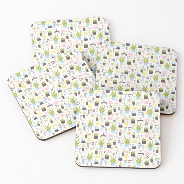 Item preview, Botanical Home Haven: Pattern with Indoor Plants" designed and sold by hjian8219.