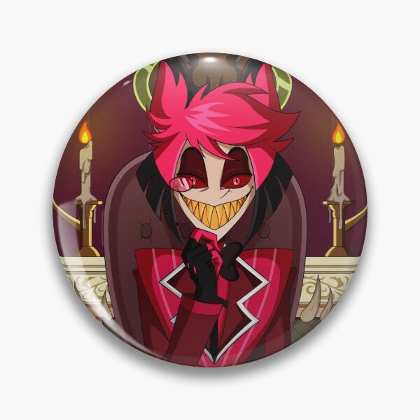 Hazbin Hotel Alastor Pins and Buttons for Sale | Redbubble