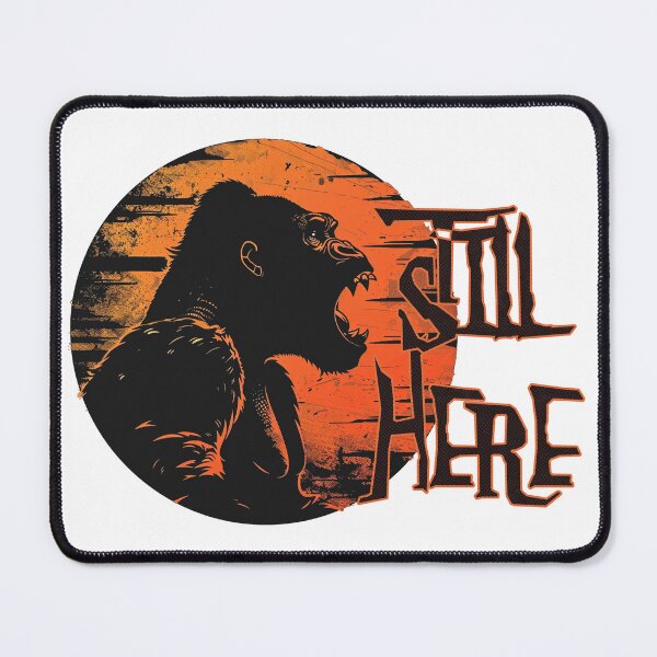 Item preview, Ape Rage Still Here Screaming MOASS Gorilla designed and sold by SplendidThings.