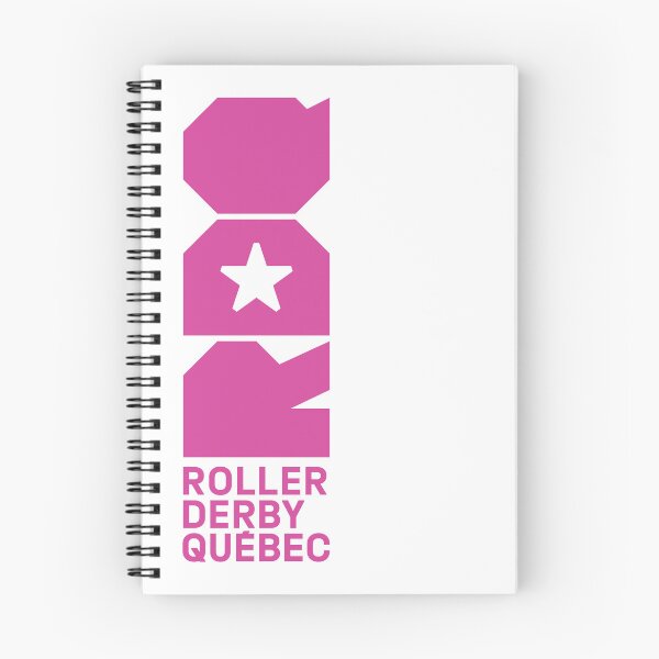Item preview, RDQ logo (pink) vertical - Roller Derby Quebec designed and sold by RollerDerbyQc.