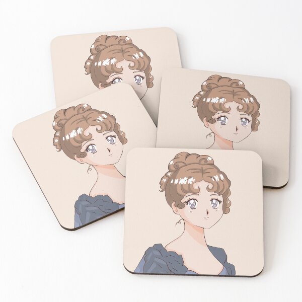 Item preview, Cute 1810's Girl 90's Anime Style illustration designed and sold by MariOyama.
