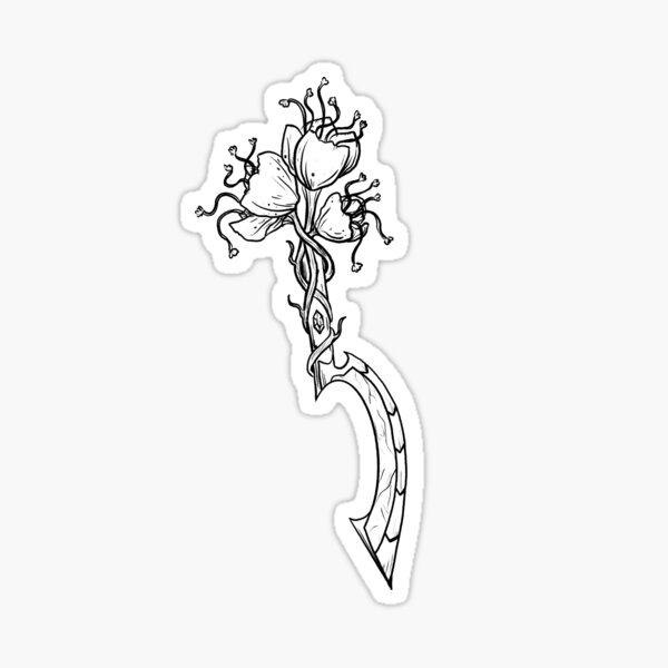 Item preview, Haemanthus blade: Red rising sword (obsidian) designed and sold by TheDoodlemancer.