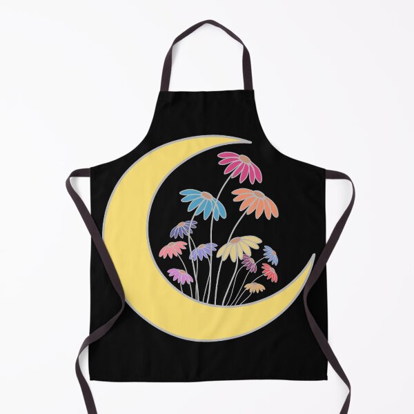 Item preview, Flowers blooming in a crescent moon designed and sold by CasaFortis.