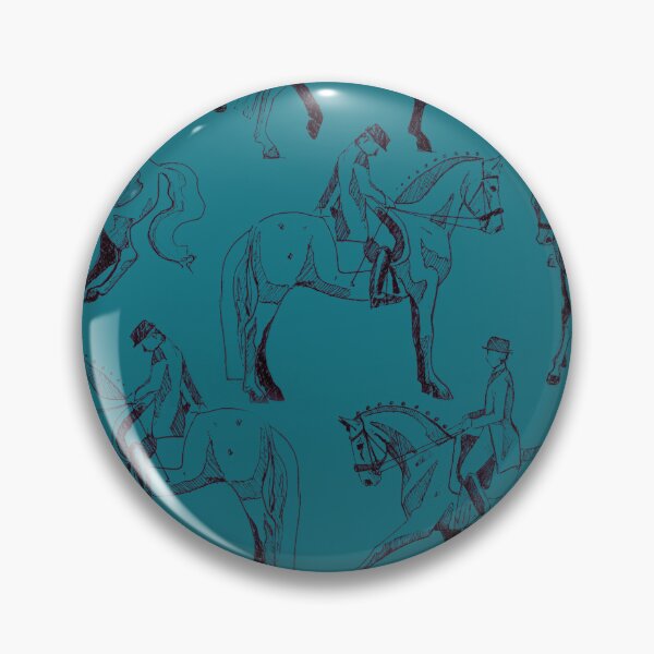 Item preview, Dressage Divas Pattern in Deep Sea designed and sold by Lavender Woodman.